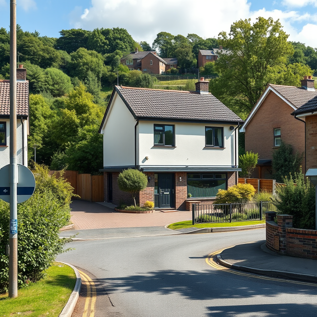Newport semi-detached property featuring dedicated workspace enters local market